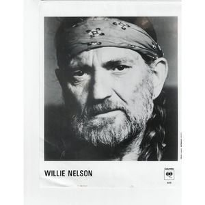 Willie Nelson Autographed Lot June 26 Berwick PA Fair Photograph Stub Headband